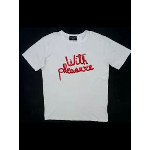 MONOGRAM Other - MONOGRAM Mens White Printed Short Sleeve Classic Fit T-Shirt S